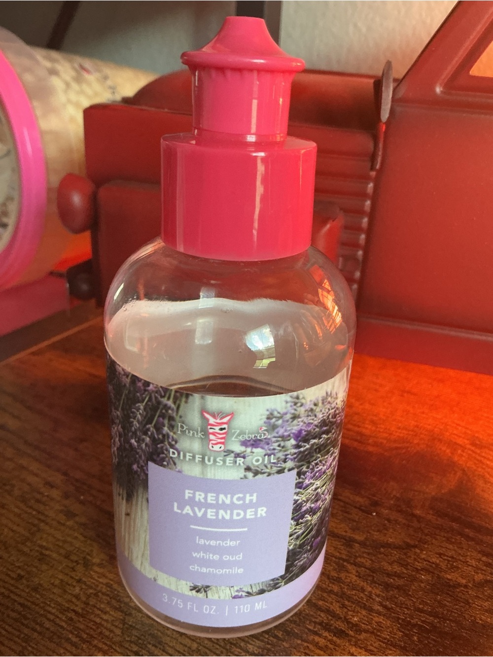 French Lavender Pink Zebra Diffuser Oil